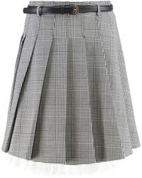 Self-Portrait - Pleated Midi Skirt - Lyst