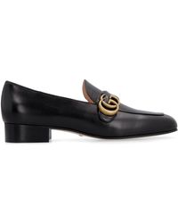 black gucci loafers womens