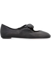 McQueen - Leather Ballet Flats - Lyst