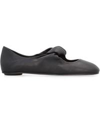 McQueen - Leather Ballet Flats - Lyst