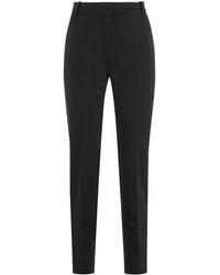 Pinko - Bello Stretch Viscose Trousers - Lyst