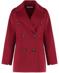 Max Mara - Caban Virgin Wool Coat - Lyst