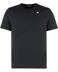 K-Way - Adame Cotton Crew-Neck T-Shirt T-Shirts - Lyst
