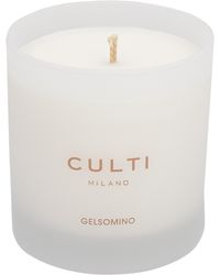 CULTI MILANO Candela profumata Gelsomino, 270g - Bianco