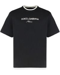 Dolce & Gabbana - Cotton T-Shirt - Lyst