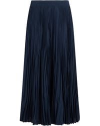 Weekend by Maxmara - Long Pleated Skirt - Lyst
