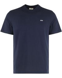 Autry - Cotton Crew-Neck T-Shirt - Lyst