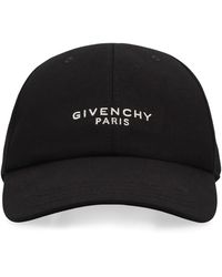 Givenchy - Cappellino Paris ricamato in cotone - Lyst