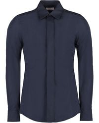 Alexander McQueen - Long Sleeve Cotton Shirt - Lyst