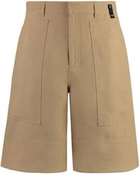 Fendi - Paper Canvas Bermuda Shorts - Lyst