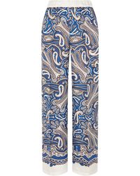 P.A.R.O.S.H. - Silk Pants With Print - Lyst