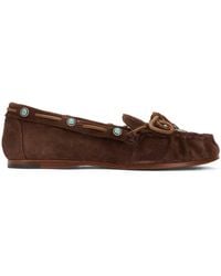 Sartore - Suede Loafers - Lyst