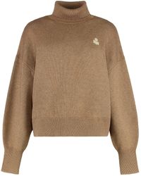 Isabel Marant - Nasha Wool Blend Turtleneck Sweater - Lyst