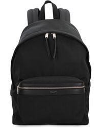 Saint Laurent - City Technical Fabric Backpack - Lyst