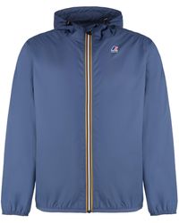 K-Way - Hooded Nylon Jacket - Lyst