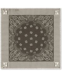 Herno - Sciarpa con stampa paisley - Lyst