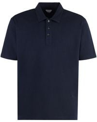 Bottega Veneta - Polo Con Colletto Classico E Logo Ricamato Sul Fronte T - Lyst