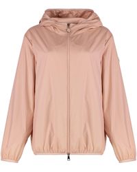 Moncler - Giacca Fegeo in nylon con cappuccio - Lyst
