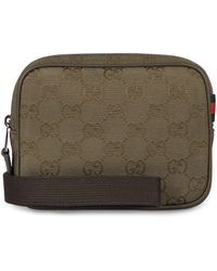 Gucci - Camera Bag Gg Canvas Cotton Messenger - Lyst