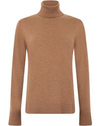 Max Mara - S Max Mara High-Neck Wool Sweater - Lyst