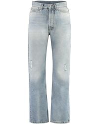 Palm Angels - 5-pocket Straight-leg Jeans - Lyst