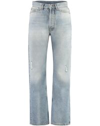 Palm Angels - Jeans straight leg a 5 tasche - Lyst