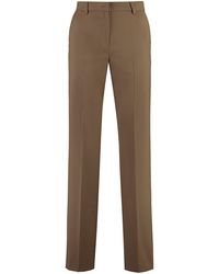 PT01 - Ambra Wool Blend Trousers - Lyst
