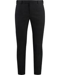 PT01 - Dieci Wool Blend Trousers - Lyst