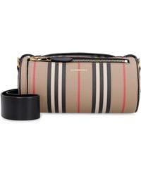 Burberry Check Crossbody Bag - Natural