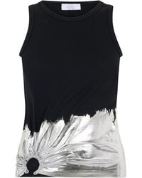 Rabanne - Metallic Cotton Top - Lyst