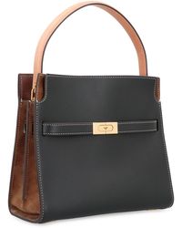 Tory Burch - Double Lee Radziwill Leather Handbag - Lyst