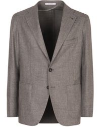 Tagliatore - Single-Breasted Two-Button Jacket - Lyst