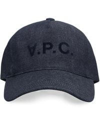 A.P.C. - Logo Baseball Cap - Lyst