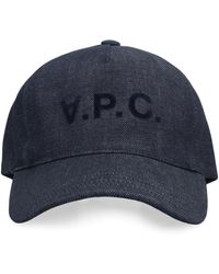 A.P.C. - Cappello da baseball con logo - Lyst