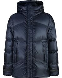 Woolrich - Down Jacket With Hood - Lyst