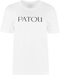 Patou - Cotton Crew-neck T-shirt - Lyst