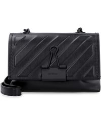 off white medium binder clip bolsa