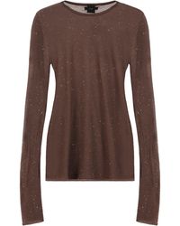 Pinko - Pico Long Sleeve Sequin Top - Lyst