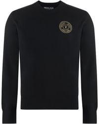 Versace - Cotton-blend Sweater - Lyst