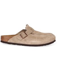 Birkenstock - Sabot Boston in suede - Lyst