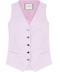 0205 Tagliatore - Linen Vest - Lyst