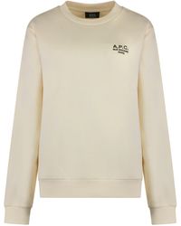 A.P.C. - Standard Rue Madame Cotton Sweatshirt - Lyst