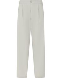 Herno - Tapered Pants With A Mid-Rise - Lyst
