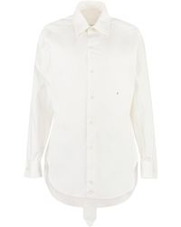Maison Margiela - Camicia a maniche lunghe in cotone - Lyst