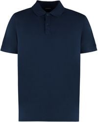 Paul & Shark - Short Sleeve Cotton Polo Shirt - Lyst