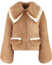 Shrimps Heath Faux Fur Coat - Natural