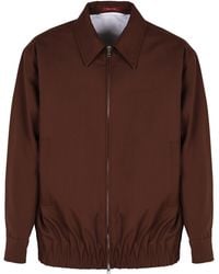 Gucci - Wool Jacket With Pointed Collar - Lyst