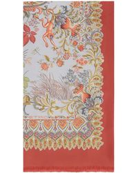 Etro - Sciarpa in seta - Lyst