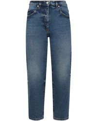 MSGM - Jeans straight leg a 5 tasche - Lyst