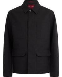 Gucci - Wool Jacket With Buttons - Lyst